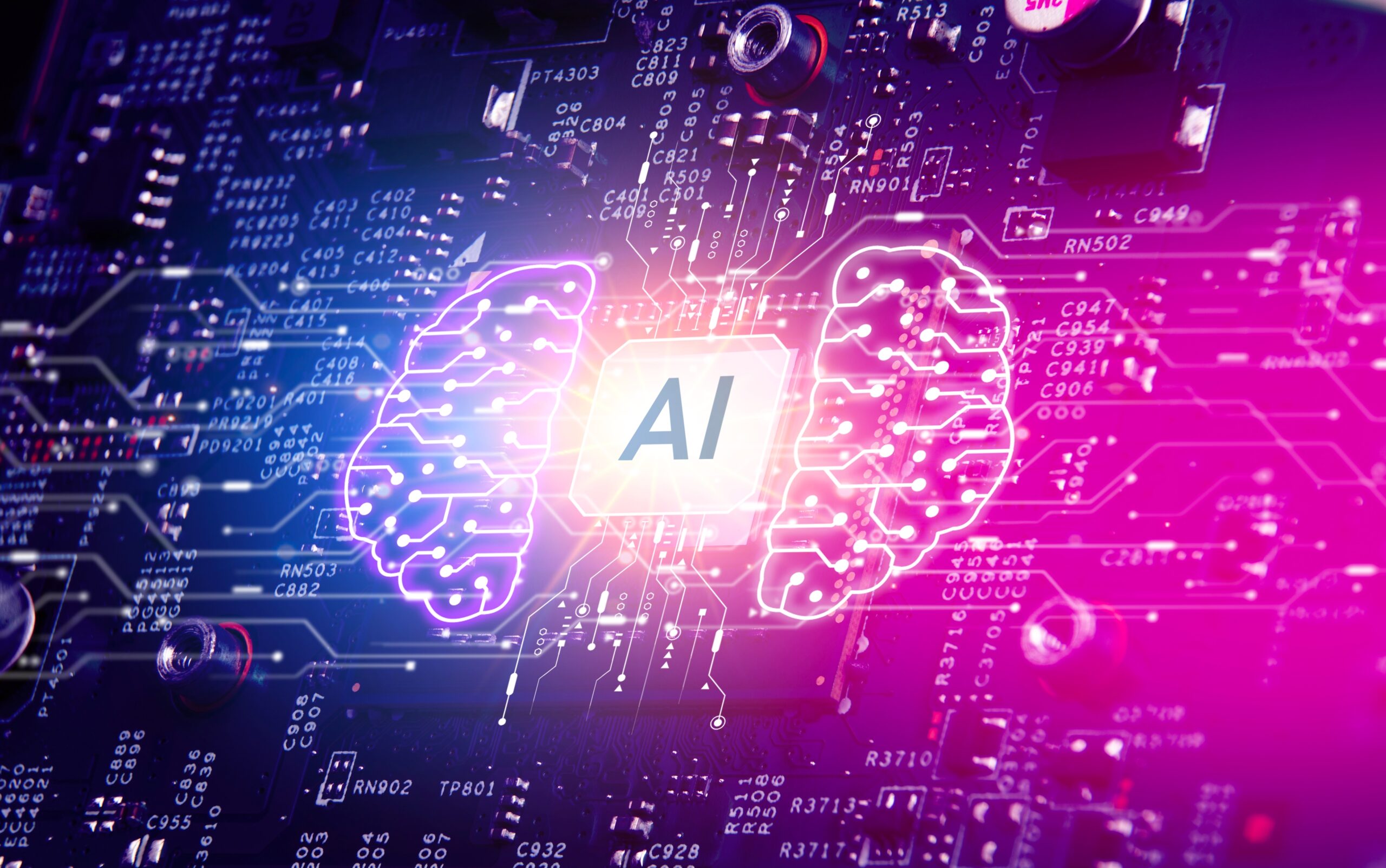 Ai,Artificial,Intelligence,Concept,,Close,Up,Of,Microprocessor,With,Ai