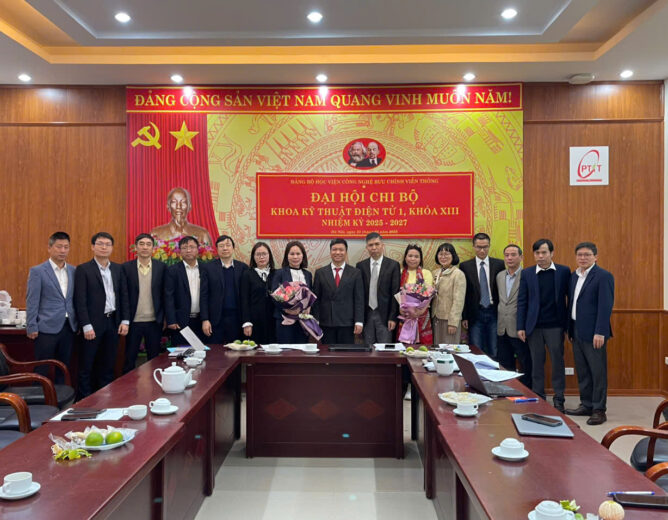 ĐẠI HỘI CHI BỘ KHOA KỸ THUẬT ĐIỆN TỬ LẦN THỨ XIII