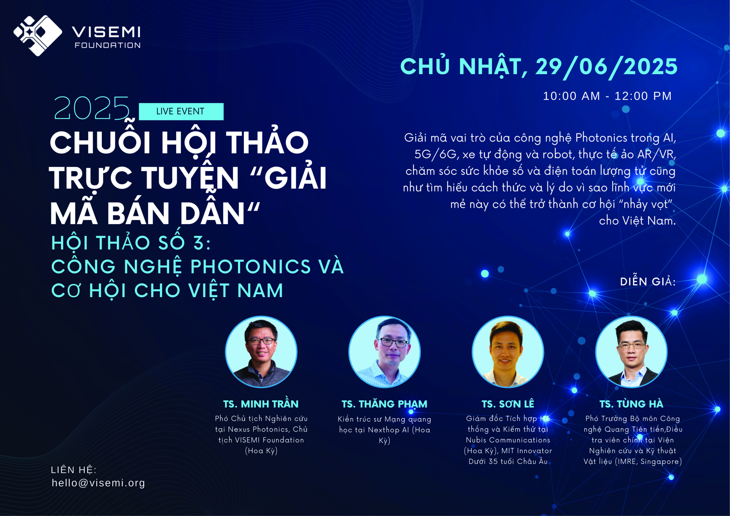 HỘI THẢO GIẢI MÃ BÁN DẪN SỐ 03 – do Visemi Foundation tổ chức