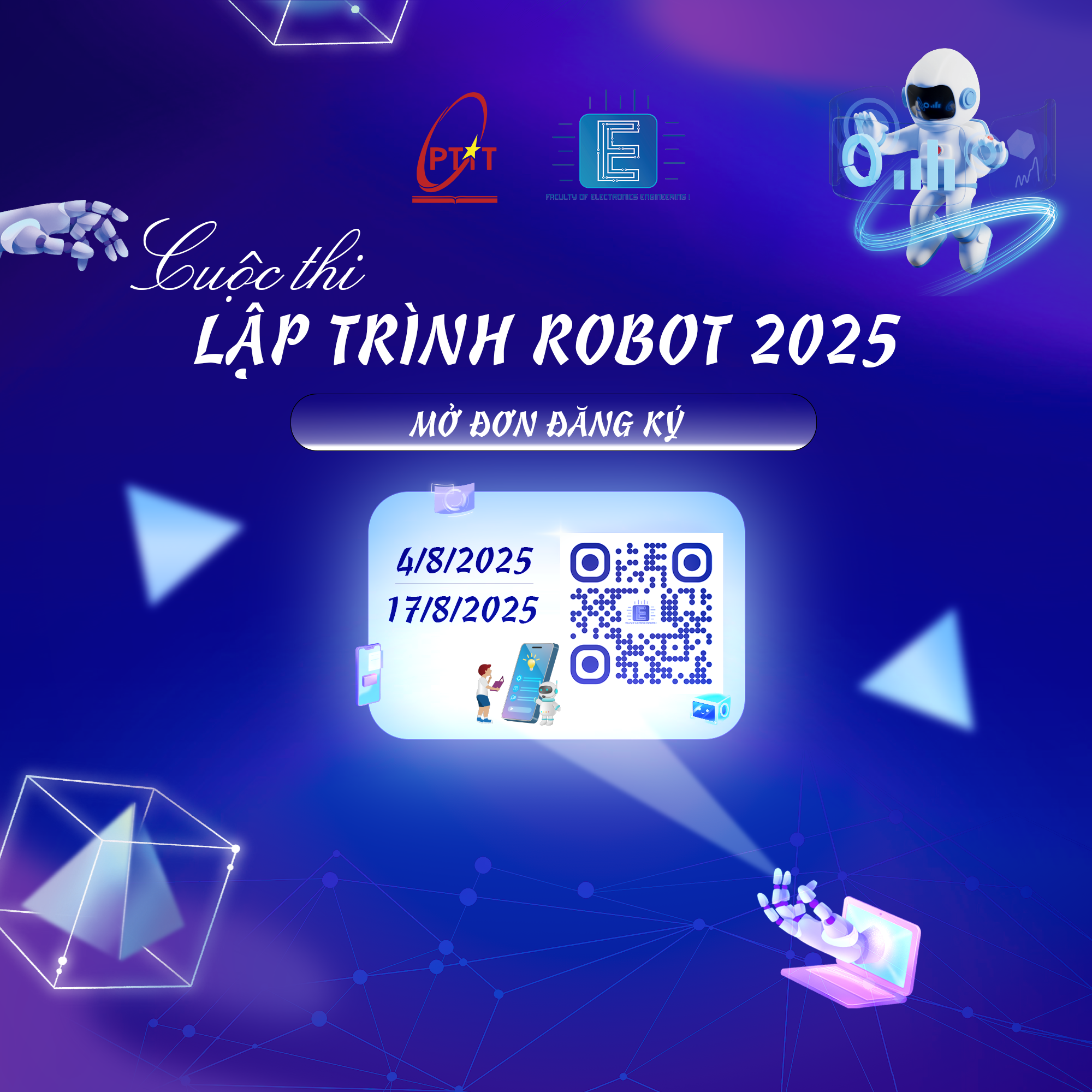 MỞ ĐƠN CUỘC THI LẬP TRÌNH ROBOT 2025 – CHÍNH THỨC KHỞI ĐỘNG!