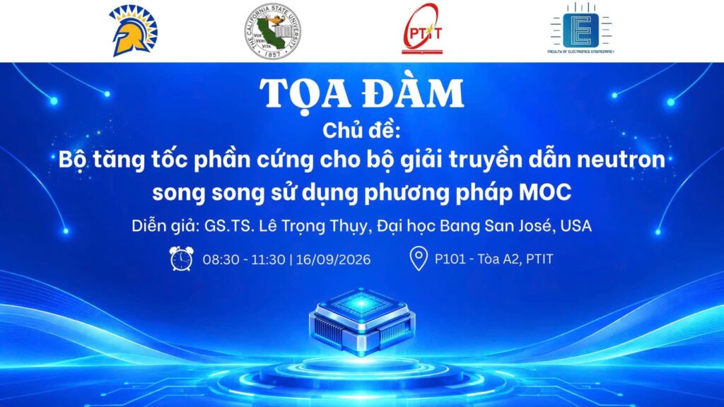 [TỌA ĐÀM] BỘ TĂNG TỐC PHẦN CỨNG CHO BỘ GIẢI TRUYỀN DẪN NEUTRON SONG SONG SỬ DỤNG PHƯƠNG PHÁP MOC
